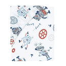 Lambs & Ivy Robbie Robot Crib Sheet Image 3
