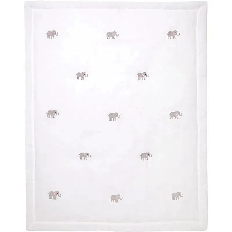 Lambs & Ivy - Signature Elephant Creamy White Linen Image 1