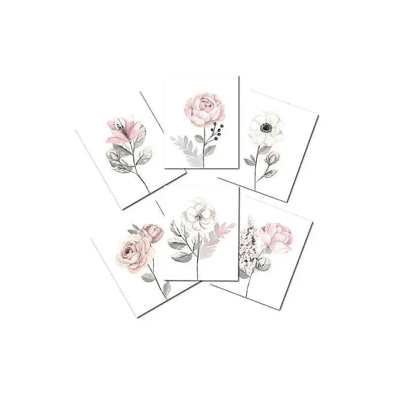 Lambs & Ivy Unframed Wall Art - Water Color Floral Image 3