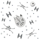 Lambs & Ivy - Wall Decal, Stars Wars Millennium Falcon Tie Fighters Image 1