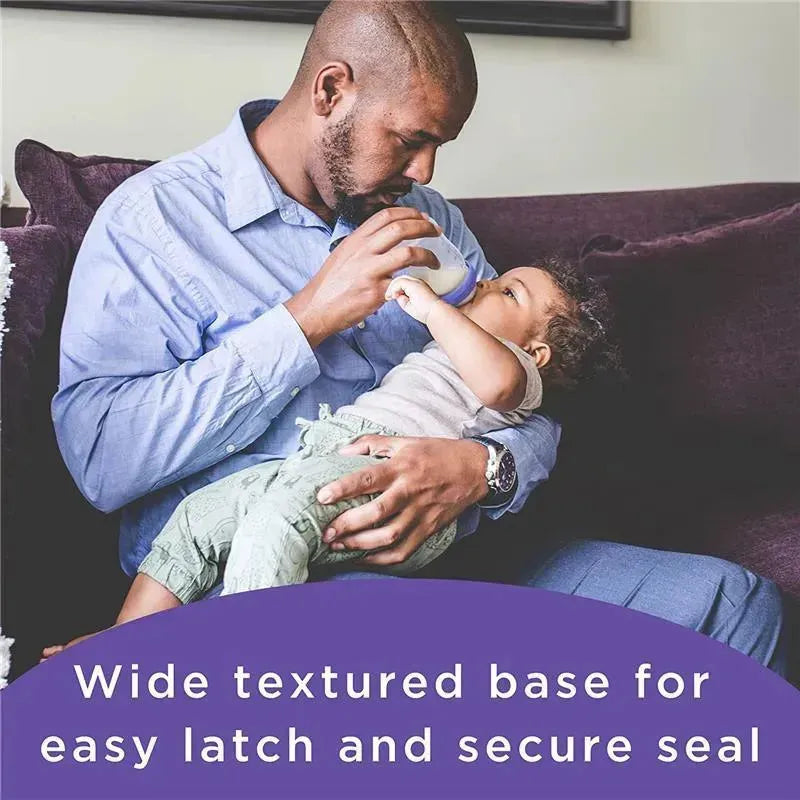 Lansinoh - 2Pk NaturalWAVE Silicone Baby Bottle Nipples, Slow Flow Image 4