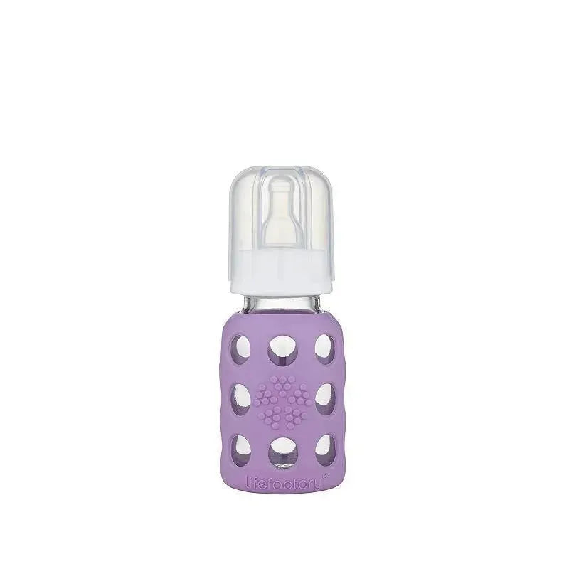 Lifefactory Glass Baby Bottle, Lavender Image 1