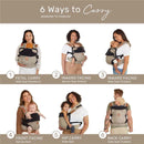 Líllébaby - Elevate 6-In-1 Linen Blend Baby Carrier, Warm Sand Image 4