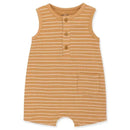 Litlle Me - Baby Boy Focus Kids Desert Tropics Rib Romper  Image 1