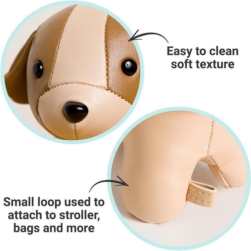 Little Big Friends - Tiny Friends Rattle Toy, Adrien The Dog Image 2
