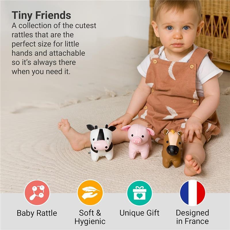 Little Big Friends - Tiny Friends Rattle Toy, Emma The Cow Image 5