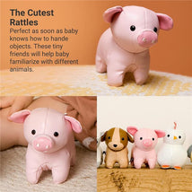 Little Big Friends - Tiny Friends Rattle Toy, Leon The Pig Image 2