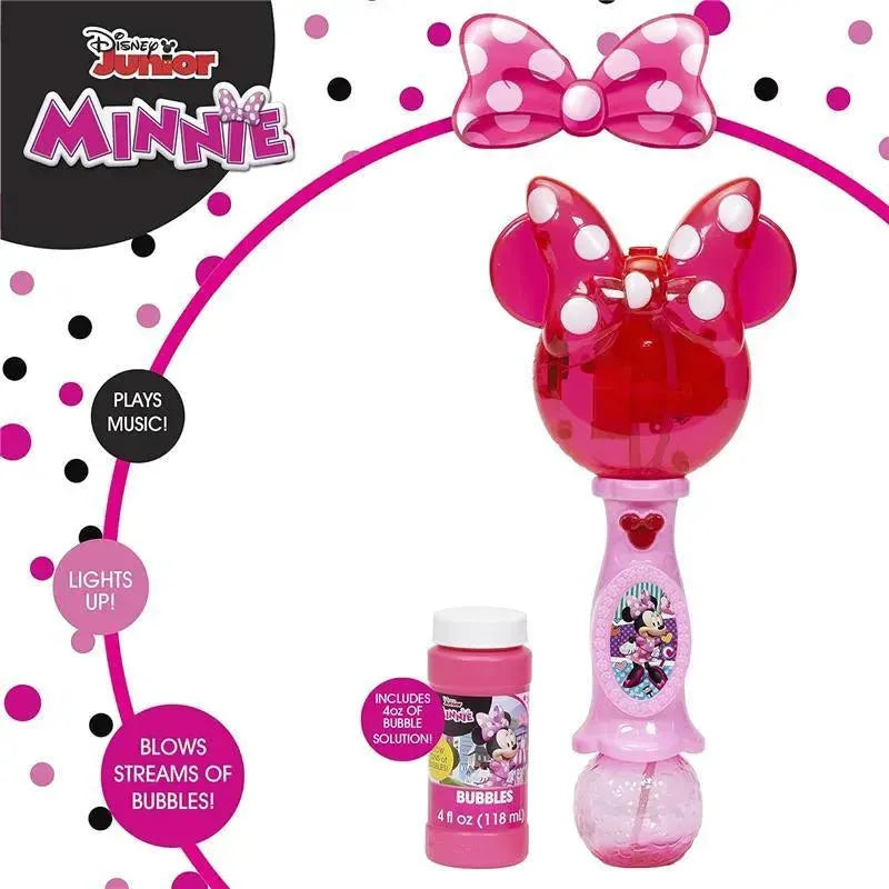 Little Kids - Disney Minnie Mouse Light & Sound Musical Bubble Wand Image 2