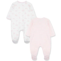Little Me - 2Pk Baby Girl Charms Footies Pink Image 2