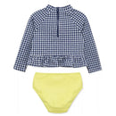 Little Me - 2Pk Baby Girls Gingham Rashguard Swim Set Image 2