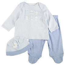 Little Me - 3Pk Baby Boy Puppy Fun Set Blue Image 1