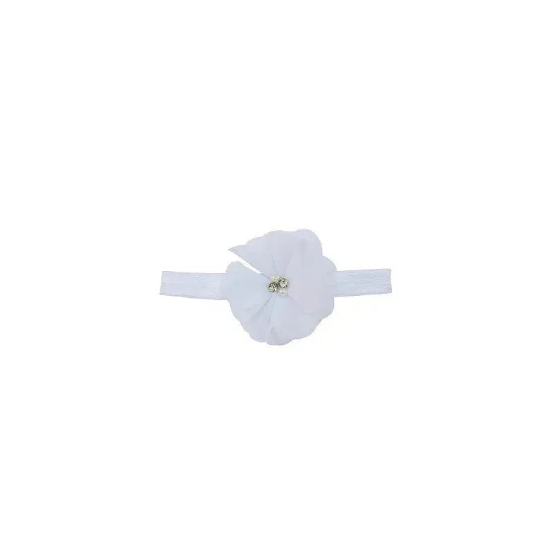 Little Me 3pk Baby Girl Head wraps White Image 2