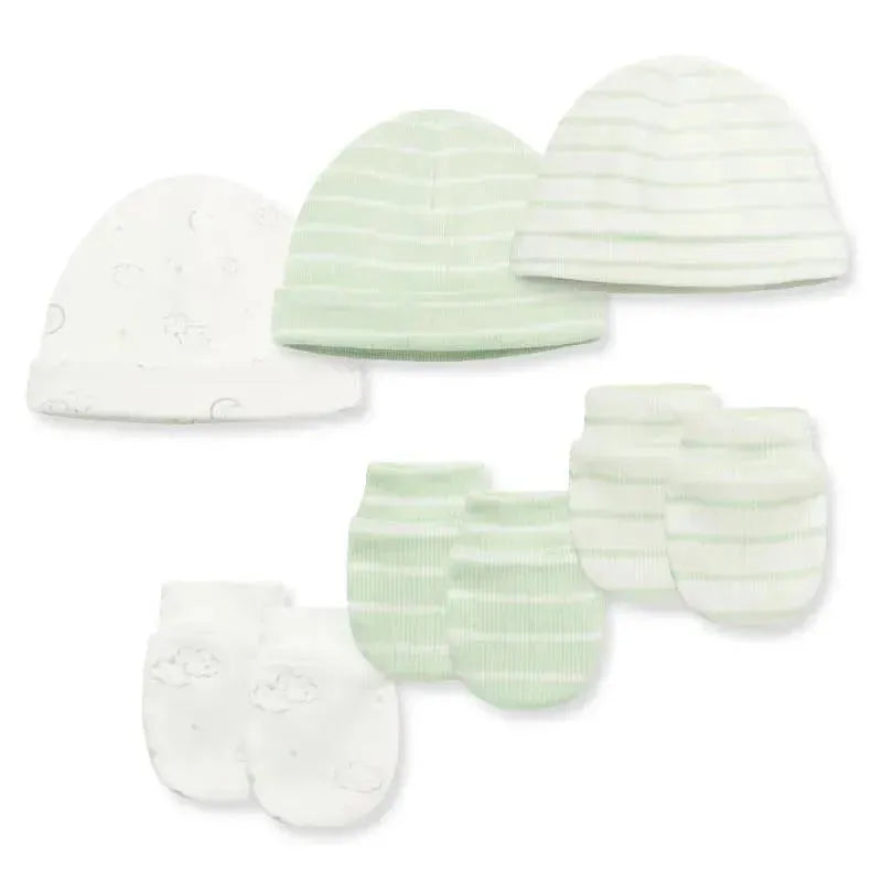 Little Me - 3Pk Baby Joy Hat & Mitt Set Image 1