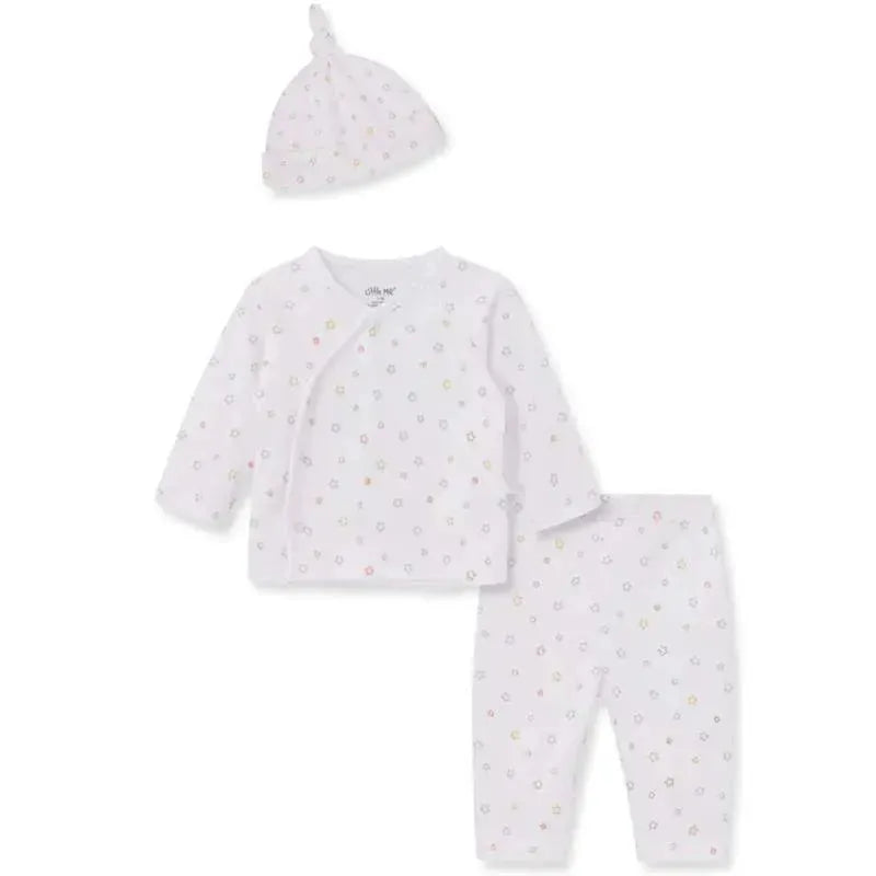 Little Me - 3Pk Baby Lucky Stars Set, 0/3M Image 1