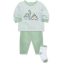 Little Me - Baby Boy Dino Jogger Set  Image 3