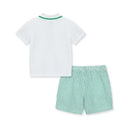 Little Me - Baby Boy Golf Polo Short Set Image 2