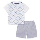 Little Me - Baby Boy Putting Puppies Polo Short Set Image 2