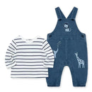 Little Me - Baby Boy Safari Cotton Blend Overall Set Image 3