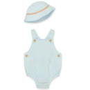 Little Me - Baby Boy Sunsuit & Hat Image 1