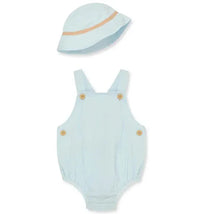 Little Me - Baby Boy Sunsuit & Hat Image 1