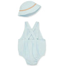 Little Me - Baby Boy Sunsuit & Hat Image 2