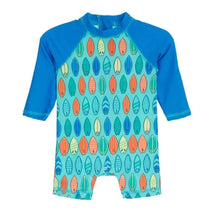 Little Me - Baby Boy Surf Long Sleeve Rashguard Suit Image 1