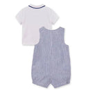 Little Me - Baby Boys Puppy Shortall Set Image 2