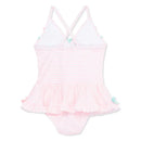 Little Me - Baby Girl 3D Multi 1-Piece Swimsuit Image 2