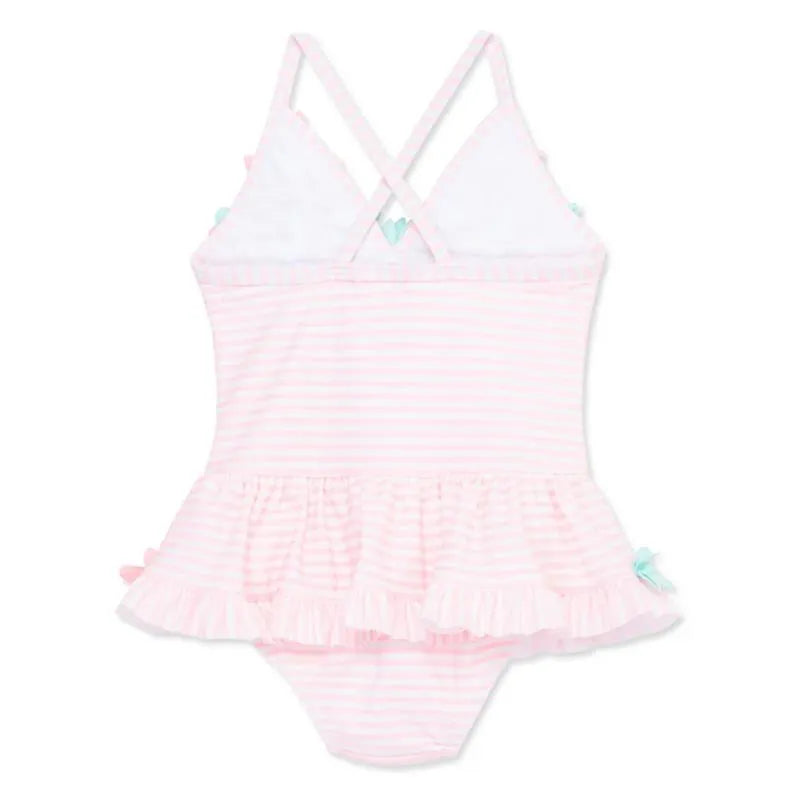 Little Me - Baby Girl 3D Multi 1-Piece Swimsuit Image 2