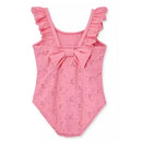 Little Me - Baby Girl Pink Eyelet Swimsuit Image 2