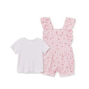 Little Me - Baby Girl Strawberry Knit Jumper Set, Pink Image 3