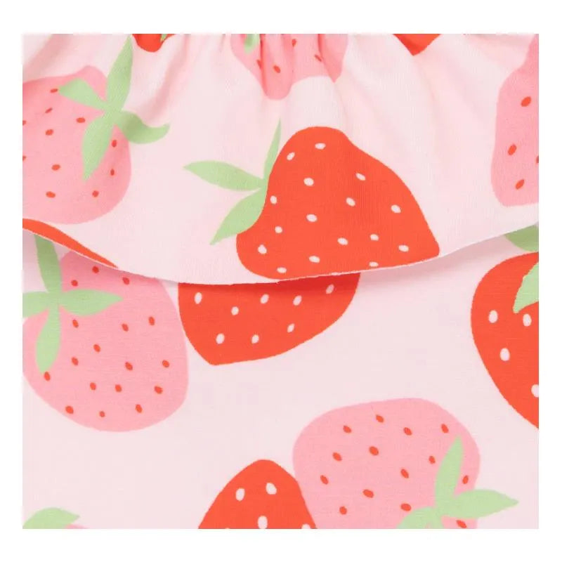 Little Me - Baby Girl Strawberry Swimsuit, Rose  Image 2