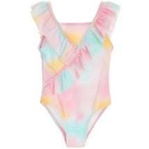 Little Me - Baby Girl Tie Dye Swimsuit Pink  Image 1