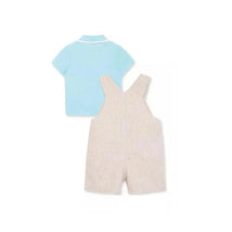 Little Me Car Shortall Set - Tan Image 2