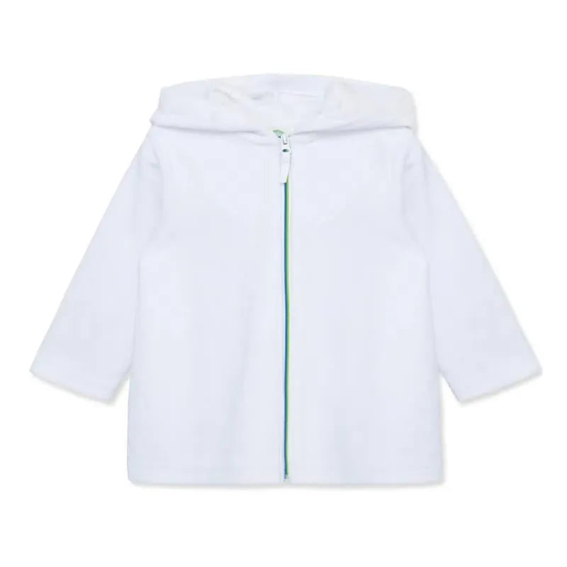 Little Me - Dino Robe Coverup, White Image 3