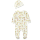 Little Me - Focus Kids Desert Tropics Footie & Hat Image 2