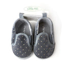 Little Me - Slip Ons Navy W/ Gold Dots  Image 2