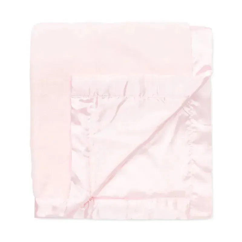 Little Me - Girl Pink Stroller Blanket One Size, Light Pink Image 1