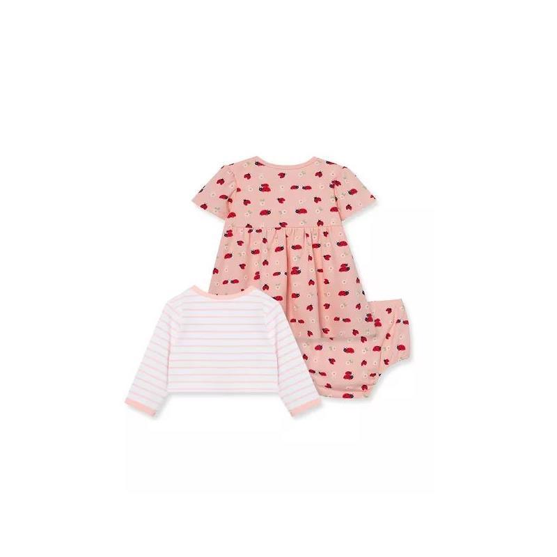 Little Me Ladybug Dress Set - Pink Image 2