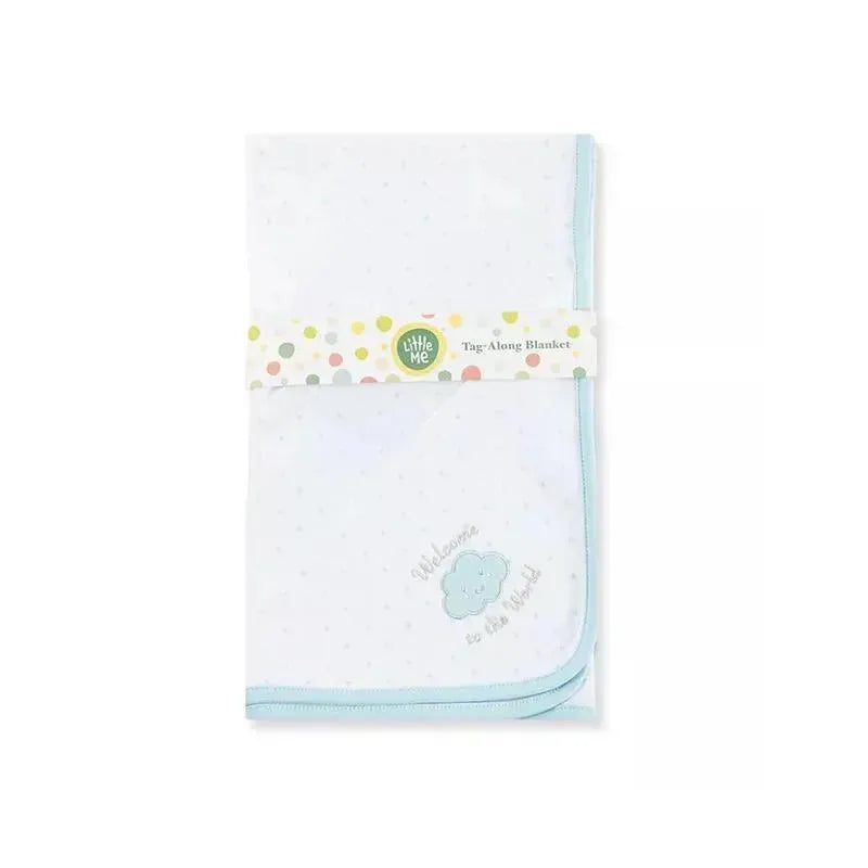 Little Me - New World Boy Blanket, Blue Image 1