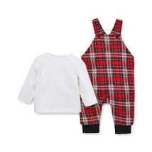 Little Me - Plaid Overall Set, Plaid Image 2