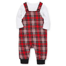 Little Me - Plaid Overall Set, Plaid.