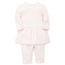 Little Me Safari Charms Dress & Legging Set - Pink Image 2