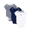 Little Me - Sailboats Bodysuits 3 Pk, Navy Image 1