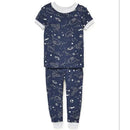 Little Me - Stars 4 Pieces Cotton Pajamas, Pink Multi Image 5