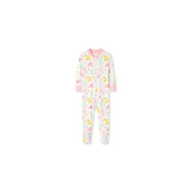 Little Me - Woodland Zip Front One Piece, Pink Image 1