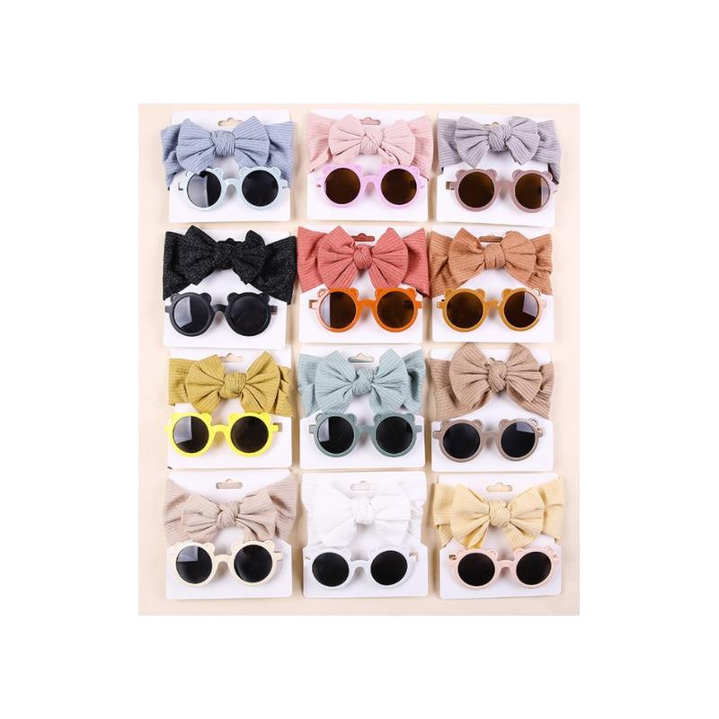 Little Trendy - Baby Sunglasses And Headband Set, Color 2 Image 2