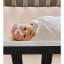 Little Unicorn Cotton Muslin Crib Sheet - Rose Petal Image 7