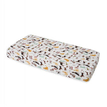 Little Unicorn Cotton Muslin Crib Sheet Woof Image 3