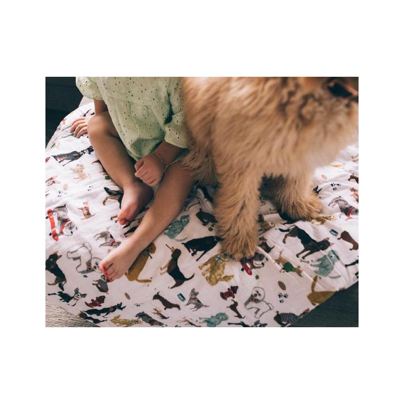 Little Unicorn Cotton Muslin Crib Sheet Woof Image 9